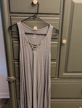 Mossimo Supply Co. Vintage Gray Sleeveless Swing Dress Size XS
